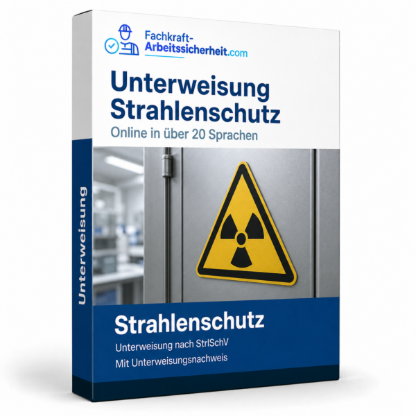 Unterweisung Strahlenschutz online in über 20 Sprachen mit Unterweisungsnachweis nach StrlSchV